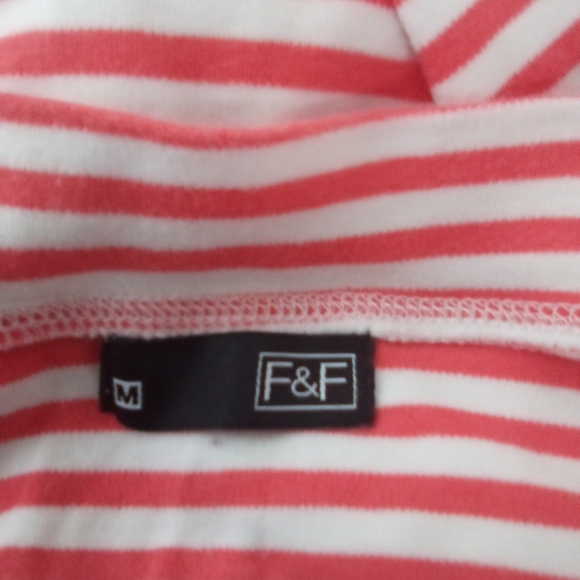 Striped Red and White Women's Top - Picture 3 of 3